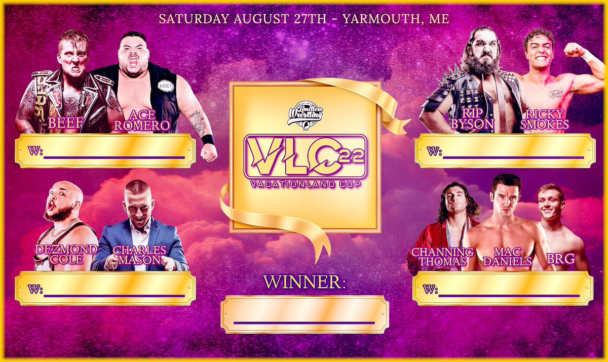 Limitless Wrestling 8/27/22 Vacationland Cup 2022 Results