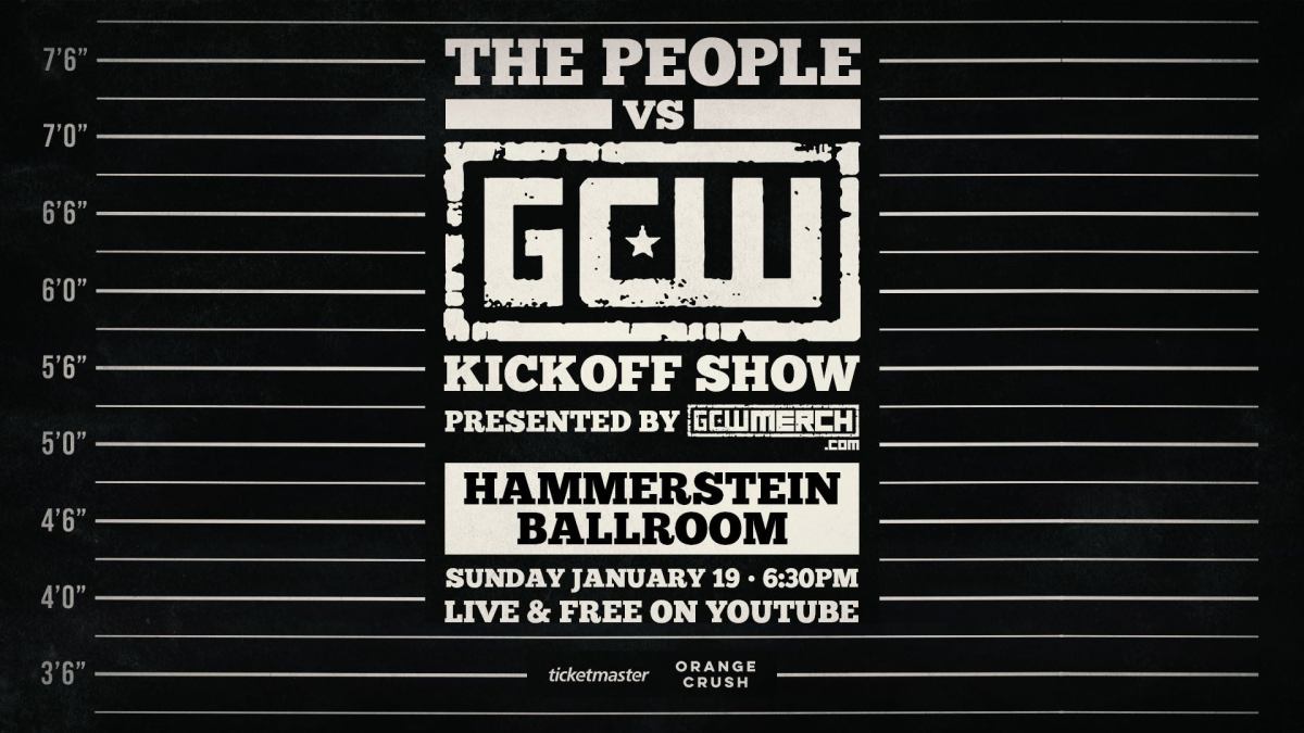 Game Changer Wrestling 1/19/2025 The People vs. GCW KickOff Event